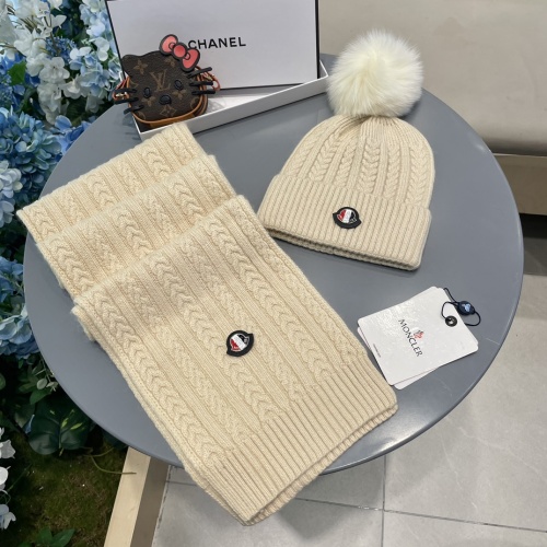 Replica Moncler Hat and Scarf Set #1269907, $64.00 USD, [ITEM#1269907], Replica Moncler Hat and Scarf and Glove Set outlet from China