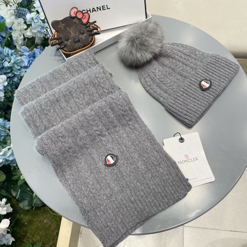 Replica Moncler Hat and Scarf Set #1269908, $64.00 USD, [ITEM#1269908], Replica Moncler Hat and Scarf and Glove Set outlet from China