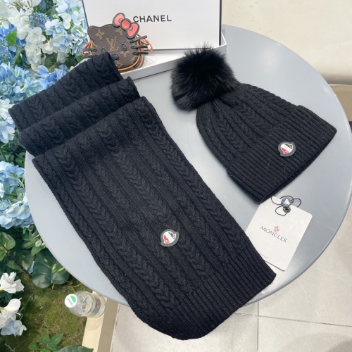 Replica Moncler Hat and Scarf Set #1269909, $64.00 USD, [ITEM#1269909], Replica Moncler Hat and Scarf and Glove Set outlet from China