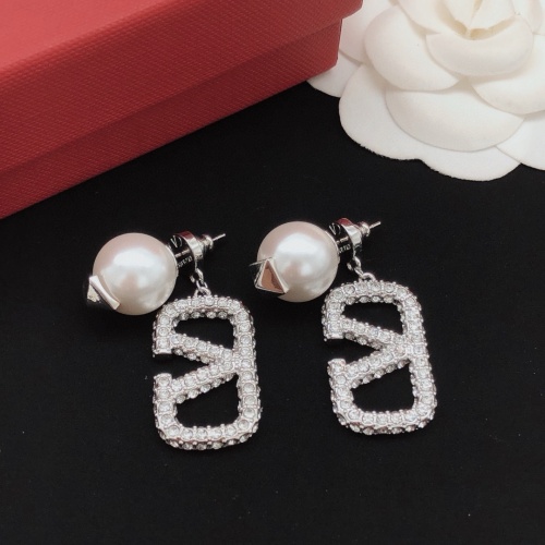 Replica Valentino Earrings For Women #1269994 $32.00 USD for Wholesale