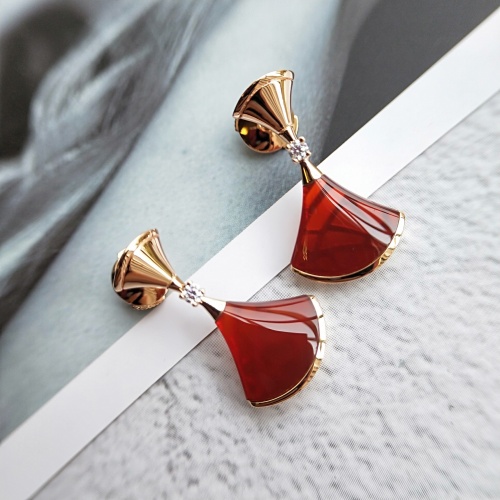 Replica Bvlgari Earrings For Women #1270011 $52.00 USD for Wholesale