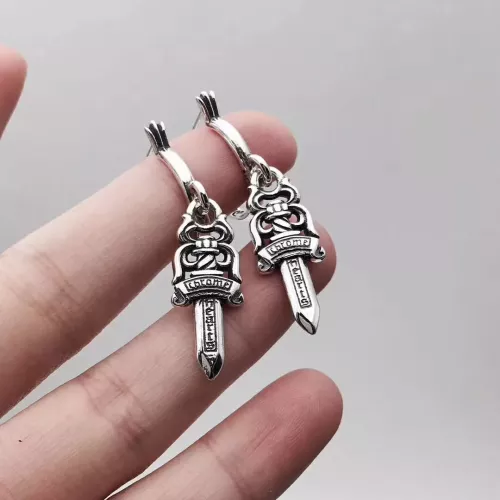 Replica Chrome Hearts Earrings For Women #1270461 $34.00 USD for Wholesale