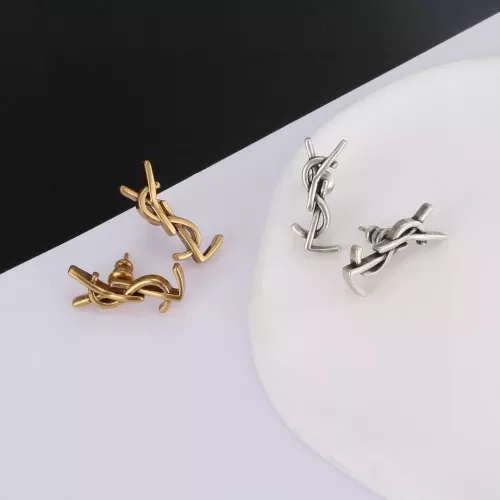 Replica Yves Saint Laurent YSL Earrings For Women #1270787 $25.00 USD for Wholesale