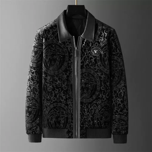 Replica Versace Jackets Long Sleeved For Men #1271816, $92.00 USD, [ITEM#1271816], Replica Versace Jackets outlet from China