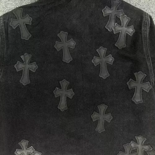 Replica Chrome Hearts Jackets Long Sleeved For Unisex #1271840 $56.00 USD for Wholesale