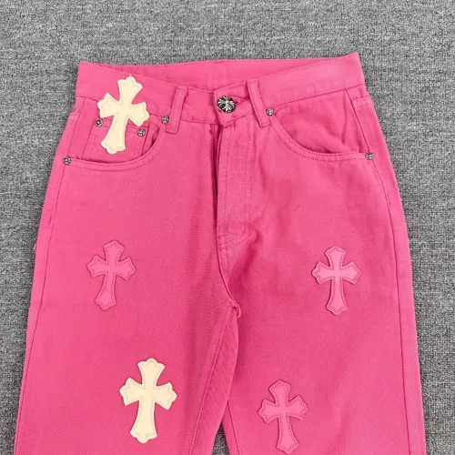 Replica Chrome Hearts Jeans For Unisex #1271846 $60.00 USD for Wholesale