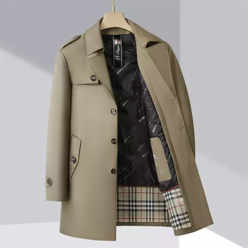 Replica Burberry Trench Coat Long Sleeved For Men #1272258 $118.00 USD for Wholesale