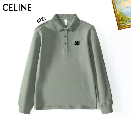 Replica Celine T-Shirts Long Sleeved For Men #1272376, $40.00 USD, [ITEM#1272376], Replica Celine T-Shirts outlet from China