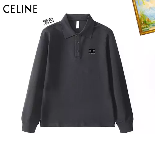 Replica Celine T-Shirts Long Sleeved For Men #1272378, $40.00 USD, [ITEM#1272378], Replica Celine T-Shirts outlet from China