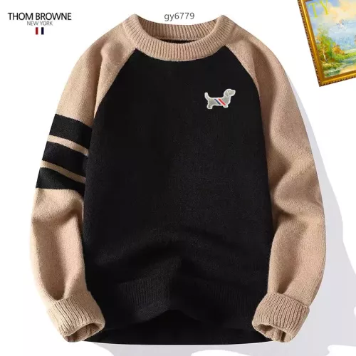 Replica Thom Browne TB Sweaters Long Sleeved For Men #1272445, $48.00 USD, [ITEM#1272445], Replica Thom Browne TB Sweaters outlet from China