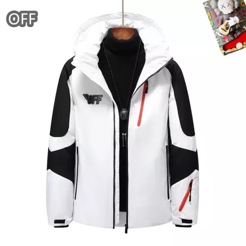 Replica Off-White Down Feather Coat Long Sleeved For Men #1272509, $82.00 USD, [ITEM#1272509], Replica Off-White Down Feather Coat outlet from China