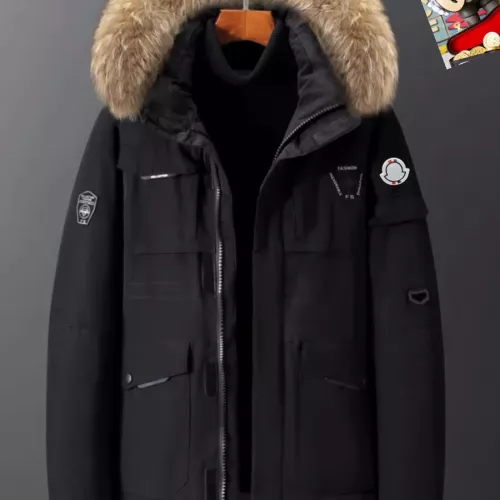 Replica Moncler Down Feather Coat Long Sleeved For Men #1272543, $82.00 USD, [ITEM#1272543], Replica Moncler Down Feather Coat outlet from China