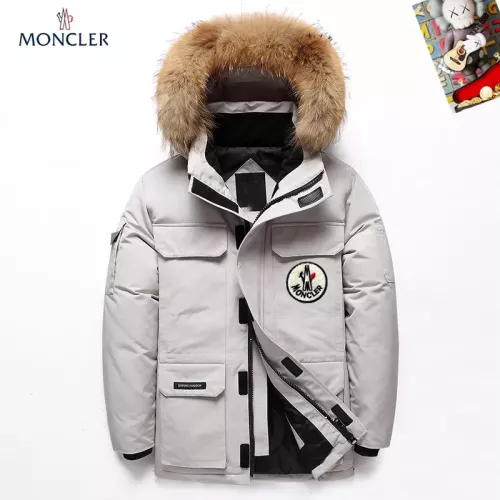 Replica Moncler Down Feather Coat Long Sleeved For Men #1272545, $82.00 USD, [ITEM#1272545], Replica Moncler Down Feather Coat outlet from China