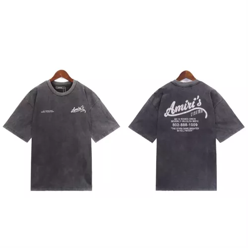 Replica Amiri T-Shirts Short Sleeved For Unisex #1272590, $36.00 USD, [ITEM#1272590], Replica Amiri T-Shirts outlet from China