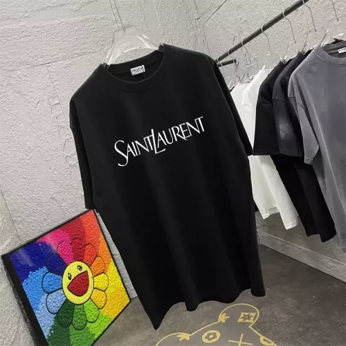 Replica Yves Saint Laurent YSL T-shirts Short Sleeved For Unisex #1272642 $45.00 USD for Wholesale