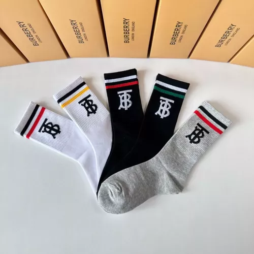 Replica Burberry Socks #1272768 $29.00 USD for Wholesale