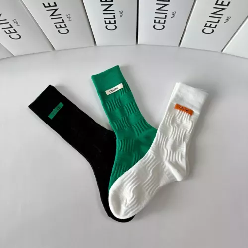 Replica Celine Socks #1272787 $32.00 USD for Wholesale