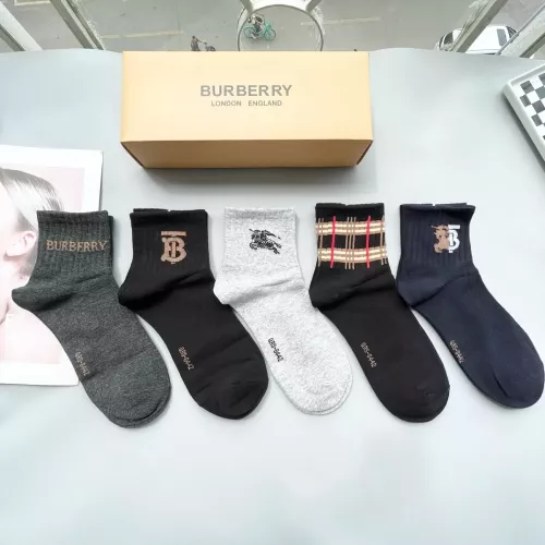 Replica Burberry Socks #1272808 $27.00 USD for Wholesale