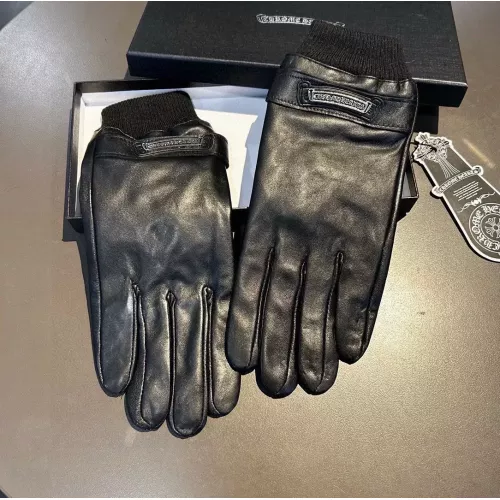 Replica Chrome Hearts Gloves For Men #1272869 $48.00 USD for Wholesale