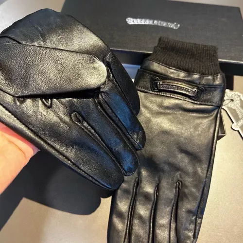 Replica Chrome Hearts Gloves For Men #1272869 $48.00 USD for Wholesale