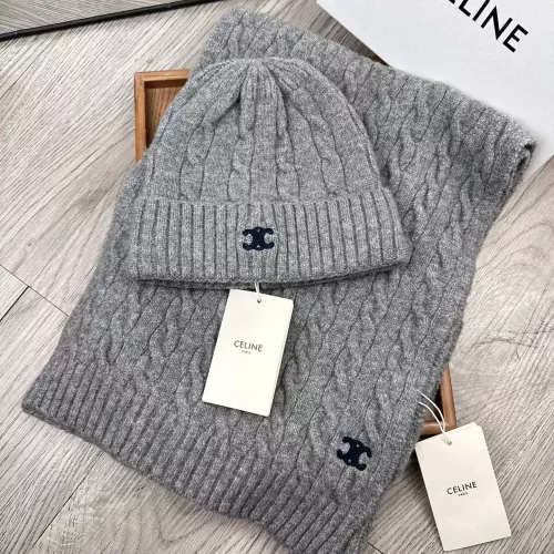 Replica Celine Hat and Scarf Set #1273326, $52.00 USD, [ITEM#1273326], Replica Celine Hat and Scarf and Glove Set outlet from China