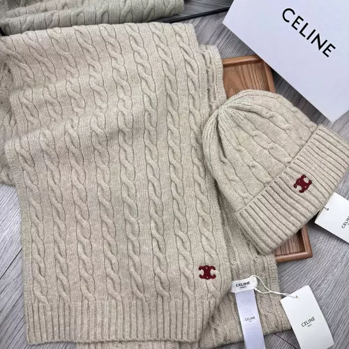 Replica Celine Hat and Scarf Set #1273327, $52.00 USD, [ITEM#1273327], Replica Celine Hat and Scarf and Glove Set outlet from China