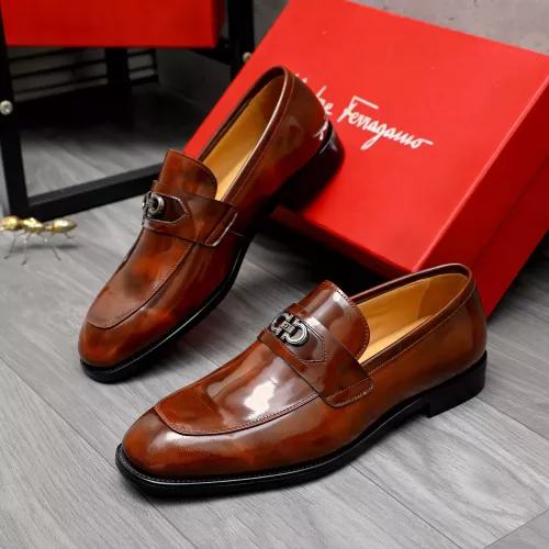 Replica Salvatore Ferragamo Leather Shoes For Men #1273435, $82.00 USD, [ITEM#1273435], Replica Salvatore Ferragamo Leather Shoes outlet from China