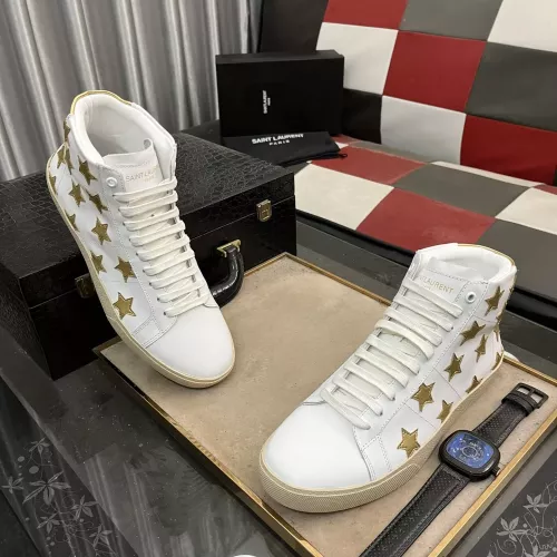 Replica Yves Saint Laurent YSL High Tops Shoes For Men #1273671, $98.00 USD, [ITEM#1273671], Replica Yves Saint Laurent YSL High Tops Shoes outlet from China