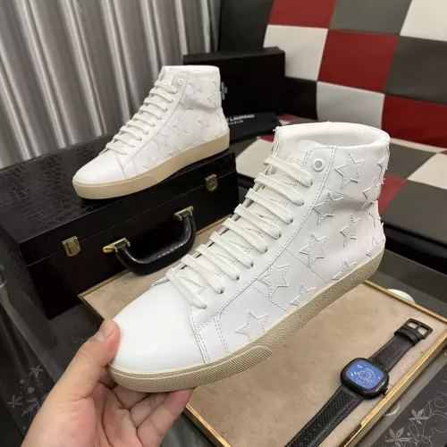 Replica Yves Saint Laurent YSL High Tops Shoes For Men #1273674, $98.00 USD, [ITEM#1273674], Replica Yves Saint Laurent YSL High Tops Shoes outlet from China