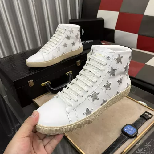 Replica Yves Saint Laurent YSL High Tops Shoes For Men #1273676, $98.00 USD, [ITEM#1273676], Replica Yves Saint Laurent YSL High Tops Shoes outlet from China