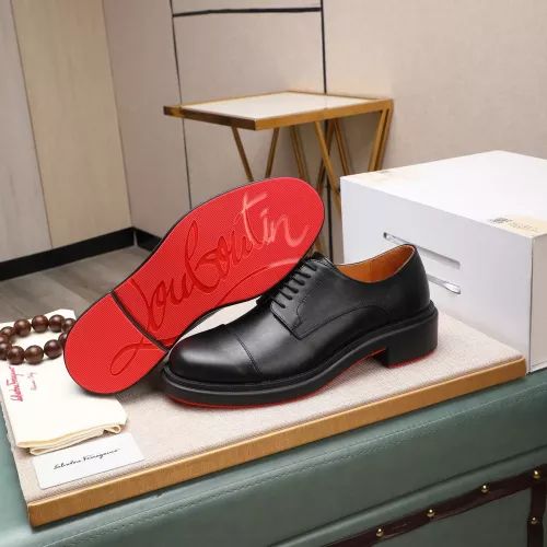 Replica Christian Louboutin Leather Shoes For Men #1273682 $140.00 USD for Wholesale