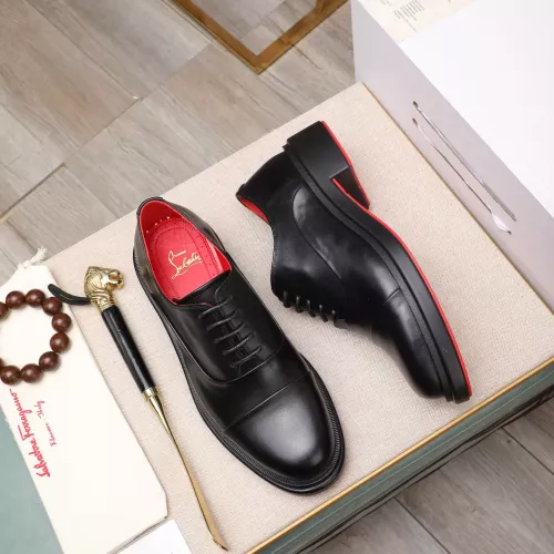 Replica Christian Louboutin Leather Shoes For Men #1273687 $140.00 USD for Wholesale