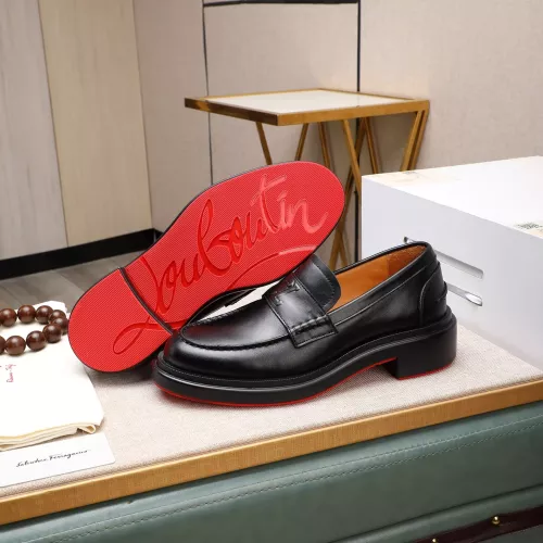 Replica Christian Louboutin Leather Shoes For Men #1273689 $140.00 USD for Wholesale