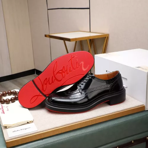 Replica Christian Louboutin Leather Shoes For Men #1273693 $150.00 USD for Wholesale