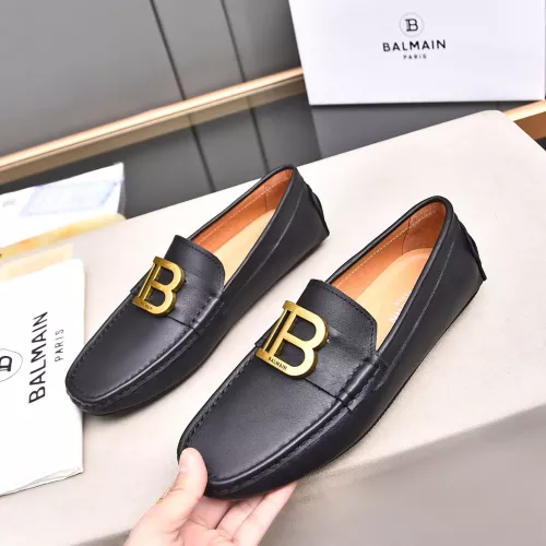 Replica Balmain Leather Shoes For Men #1273759, $76.00 USD, [ITEM#1273759], Replica Balmain Leather Shoes outlet from China