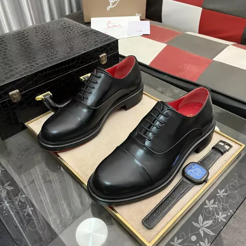 Replica Christian Louboutin Leather Shoes For Men #1273841 $135.00 USD for Wholesale