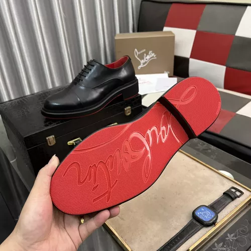 Replica Christian Louboutin Leather Shoes For Men #1273841 $135.00 USD for Wholesale