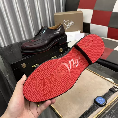 Replica Christian Louboutin Leather Shoes For Men #1273844 $145.00 USD for Wholesale