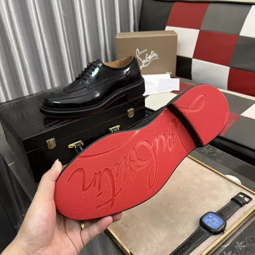 Replica Christian Louboutin Leather Shoes For Men #1273846 $145.00 USD for Wholesale