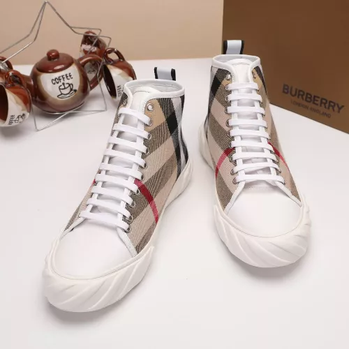 Replica Burberry High Tops Shoes For Men #1274061 $72.00 USD for Wholesale