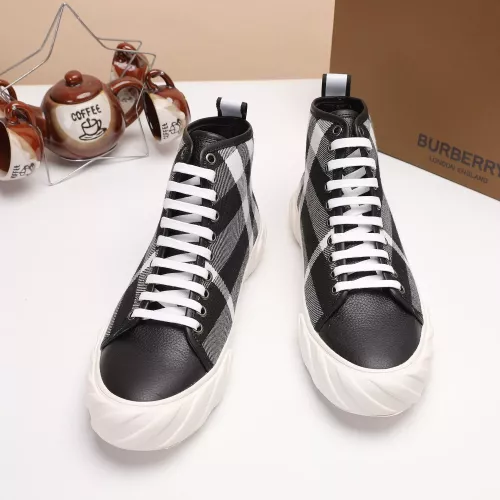 Replica Burberry High Tops Shoes For Men #1274062 $72.00 USD for Wholesale