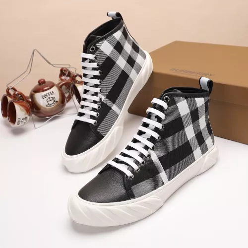 Replica Burberry High Tops Shoes For Men #1274062 $72.00 USD for Wholesale