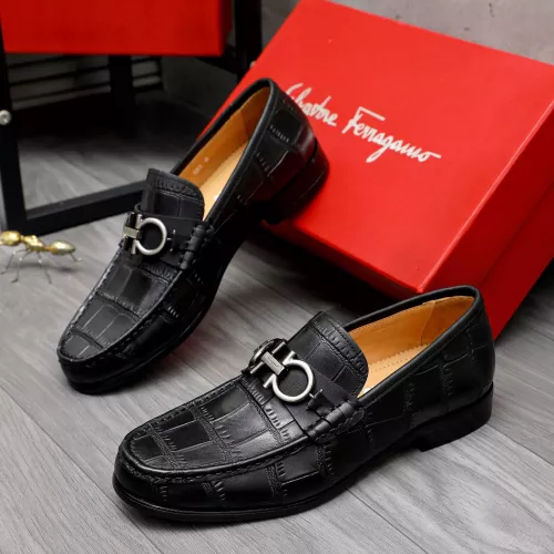 Salvatore Ferragamo Leather Shoes For Men #1274221