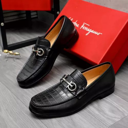 Salvatore Ferragamo Leather Shoes For Men #1274222