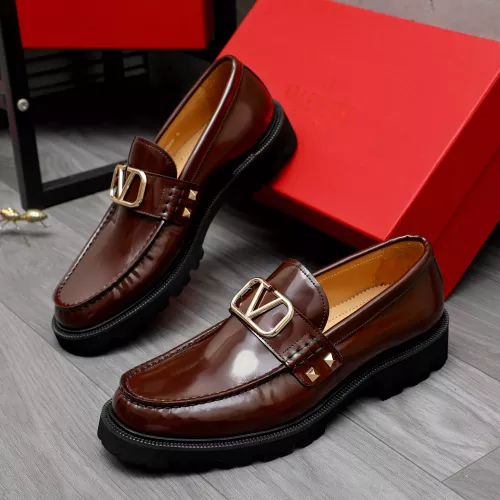 Replica Valentino Leather Shoes For Men #1274224, $96.00 USD, [ITEM#1274224], Replica Valentino Leather Shoes outlet from China