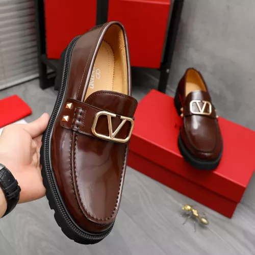 Replica Valentino Leather Shoes For Men #1274224 $96.00 USD for Wholesale