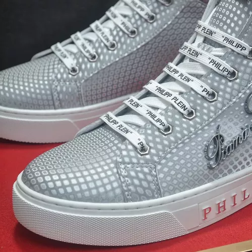 Replica Philipp Plein PP High Tops Shoes For Men #1274326 $85.00 USD for Wholesale