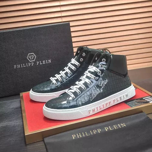 Replica Philipp Plein PP High Tops Shoes For Men #1274330, $85.00 USD, [ITEM#1274330], Replica Philipp Plein PP High Tops Shoes outlet from China