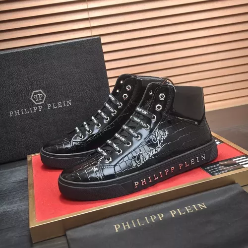 Replica Philipp Plein PP High Tops Shoes For Men #1274331, $85.00 USD, [ITEM#1274331], Replica Philipp Plein PP High Tops Shoes outlet from China