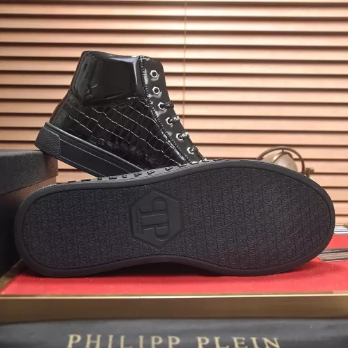 Replica Philipp Plein PP High Tops Shoes For Men #1274331 $85.00 USD for Wholesale